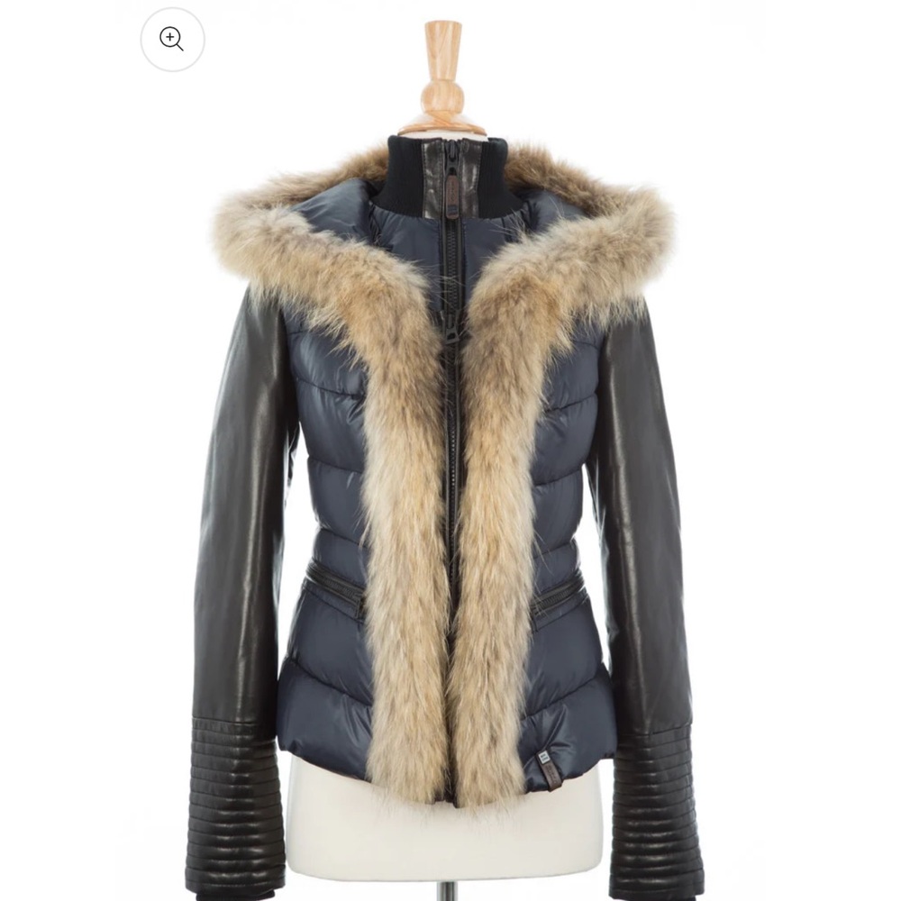 Stylish Black and Brown Women's Jacket